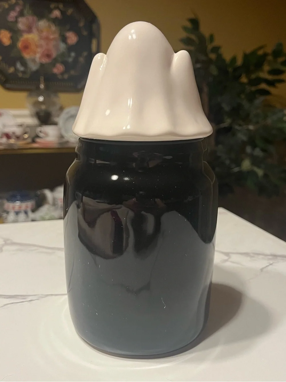 Rae Dunn BOO-GIE Figural Ghost Canister